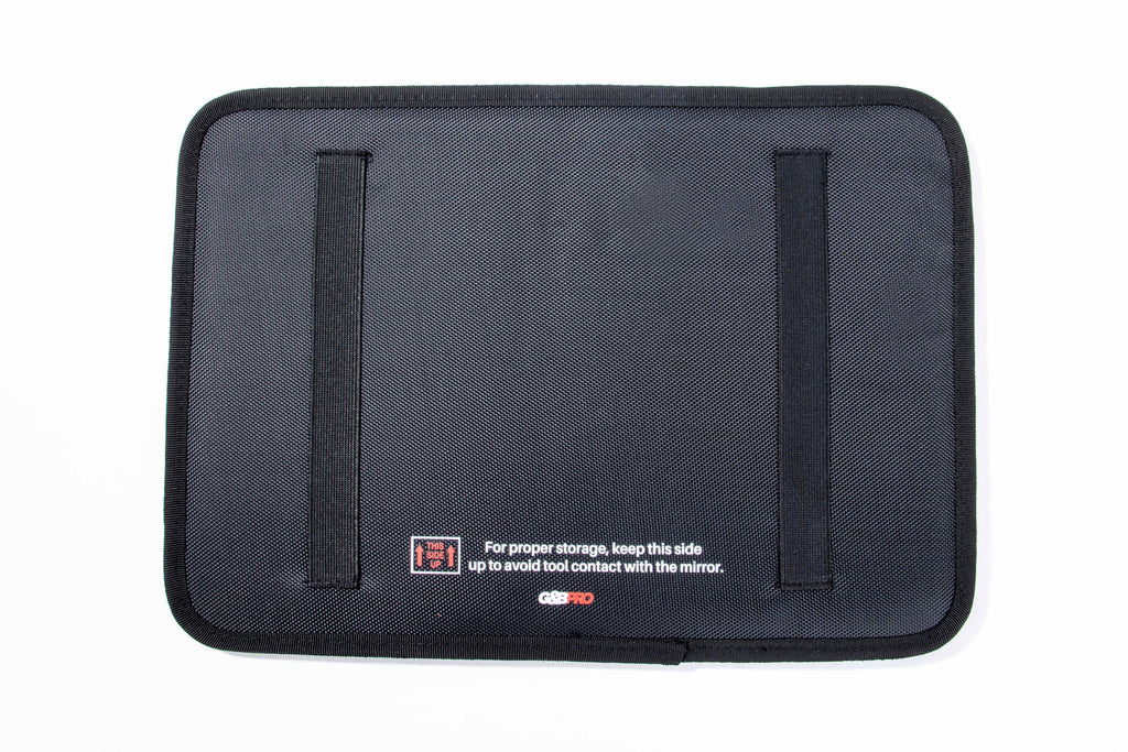 Roller Elite Mobile Workstation with LED Mirror & Extending Tray System – OG Black