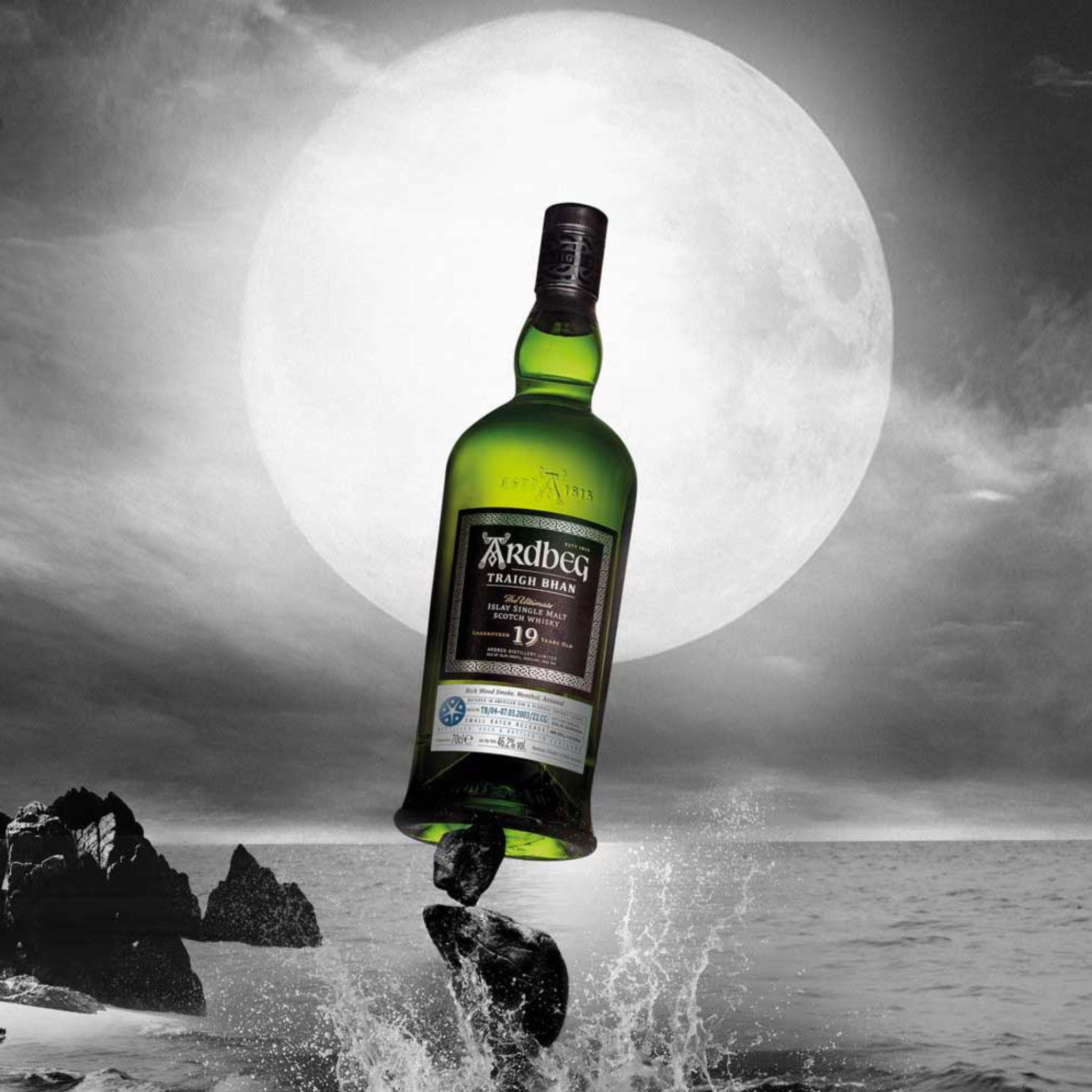 Ardbeg Single Malt Scotch Traigh Bhan 19 Yr 92 W/ 2023 Edition Gift Box