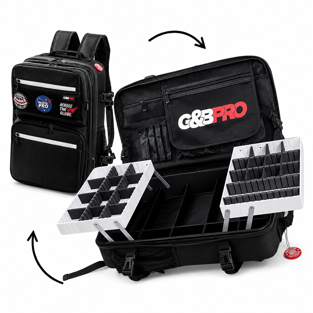 Full Size Mobile Workstation Backpack with Extending Tray System – GHX