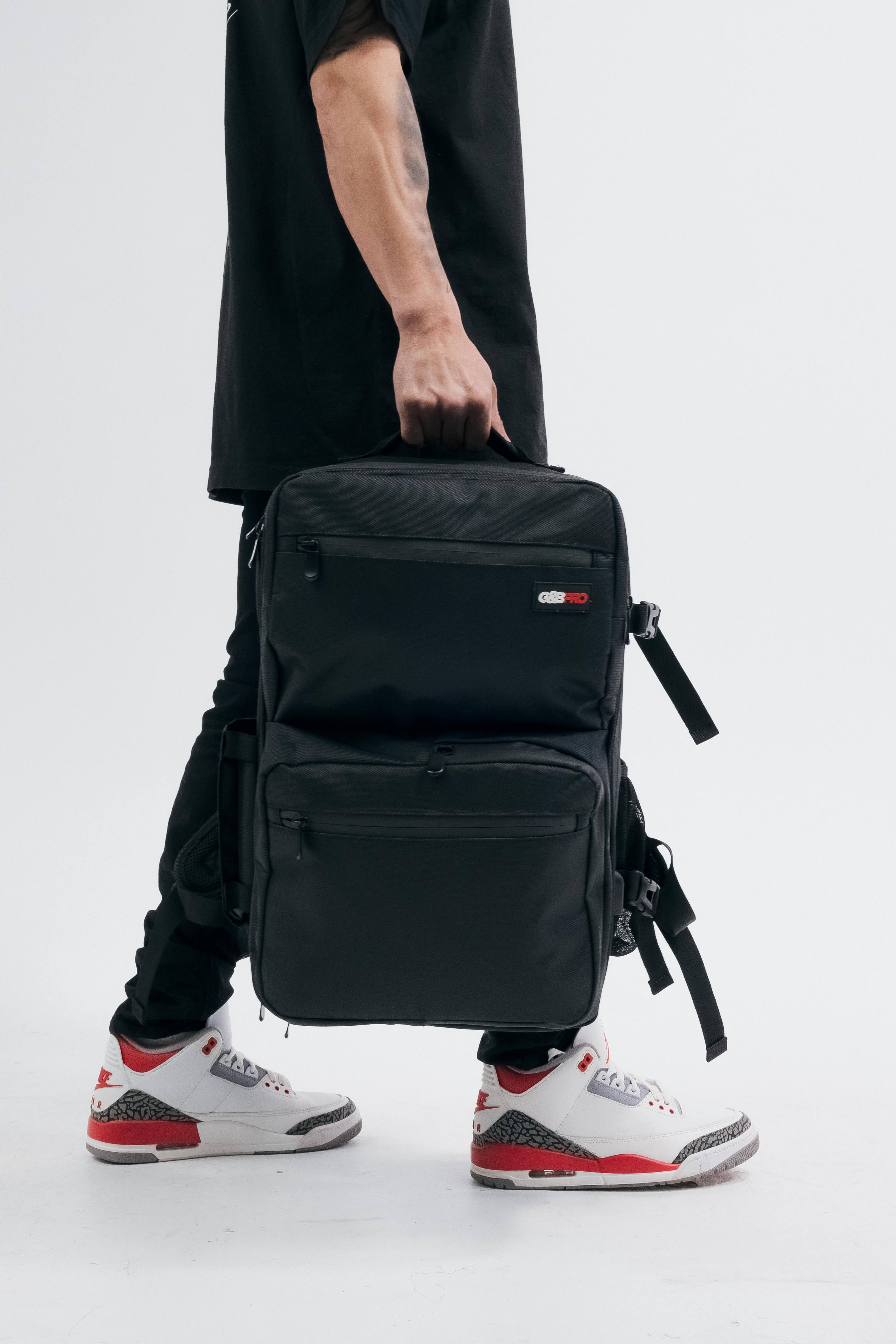 Full Size Mobile Workstation Backpack with Extending Tray System – OG Black
