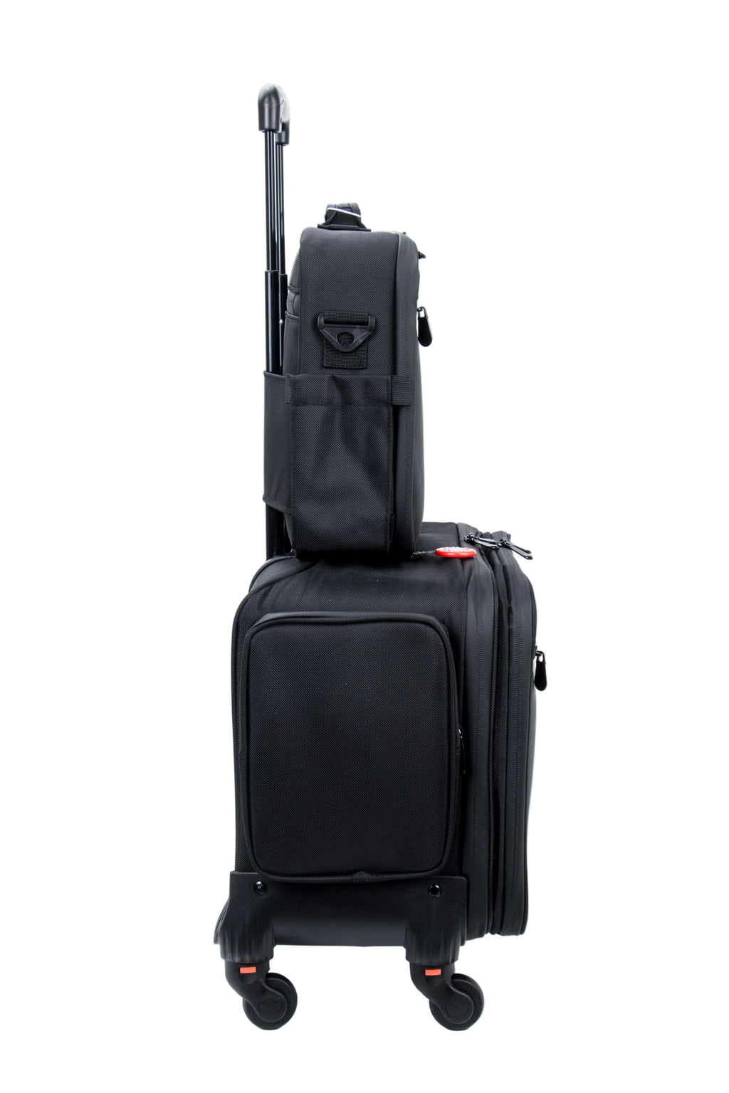 Rover Roller Duo Mobile Workstation with Extending Tray System – OG Black