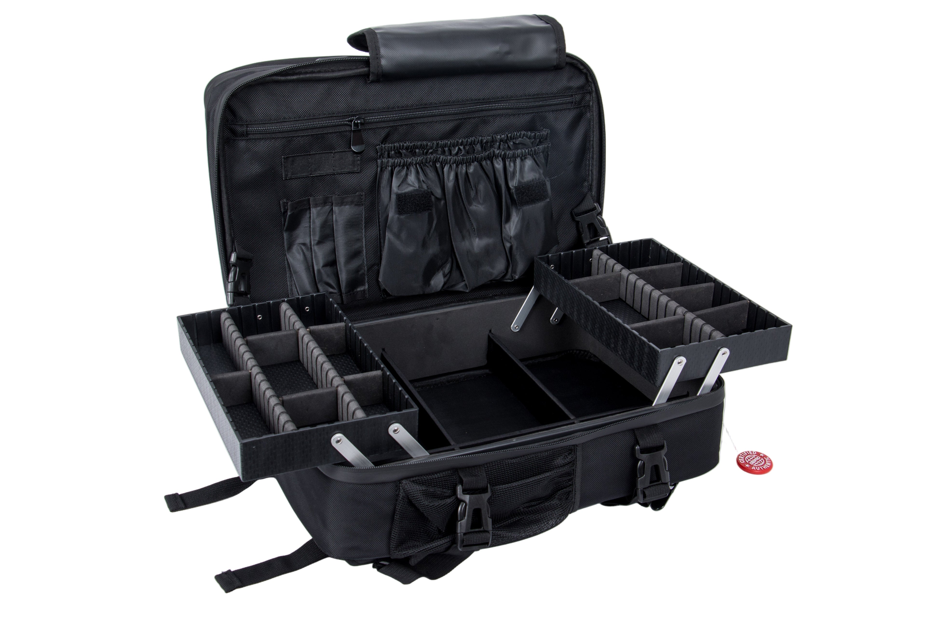 Mid Size Mobile Workstation Backpack with Extending Tray System – OG Black