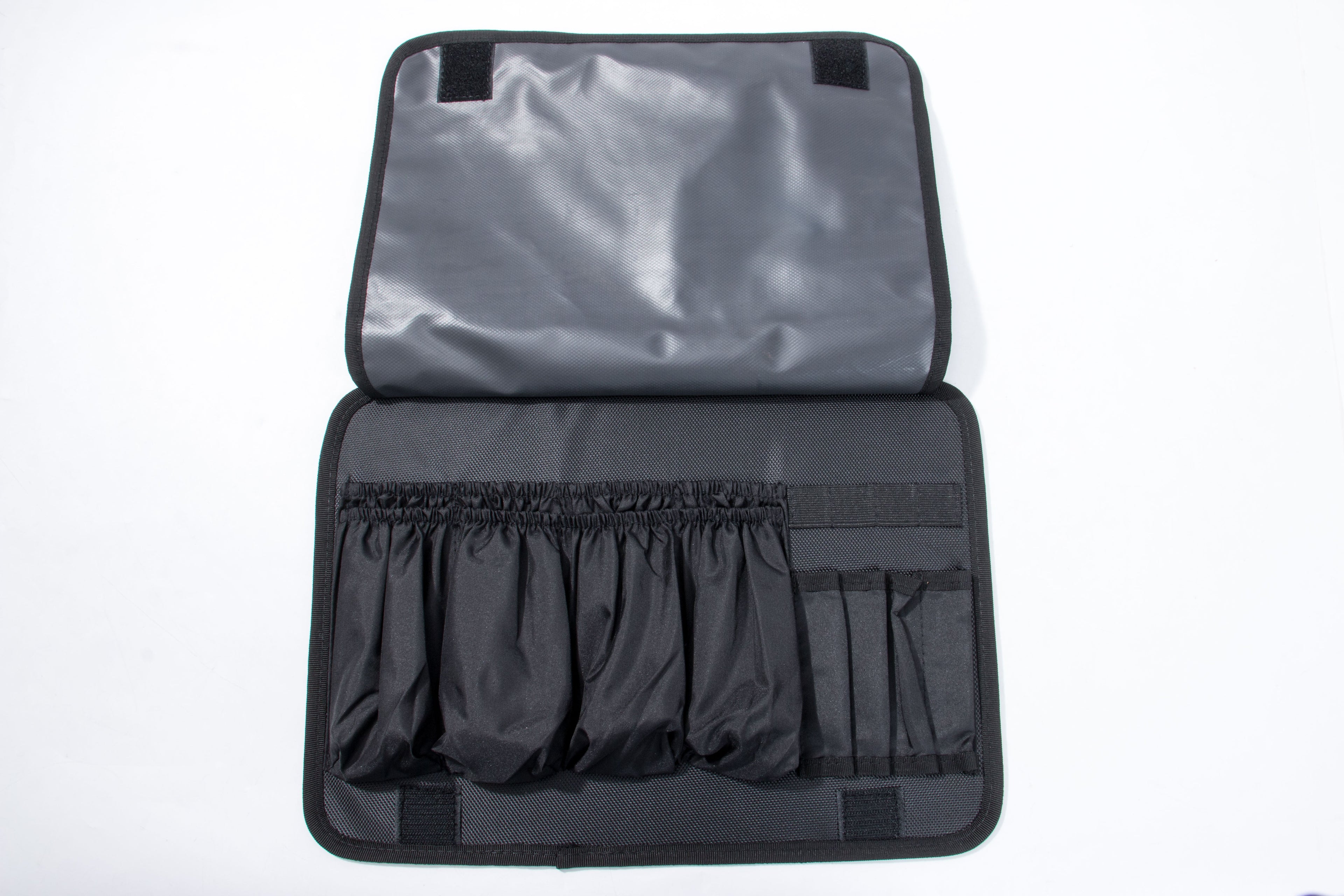 Roller Elite Mobile Workstation with LED Mirror & Extending Tray System – OG Black
