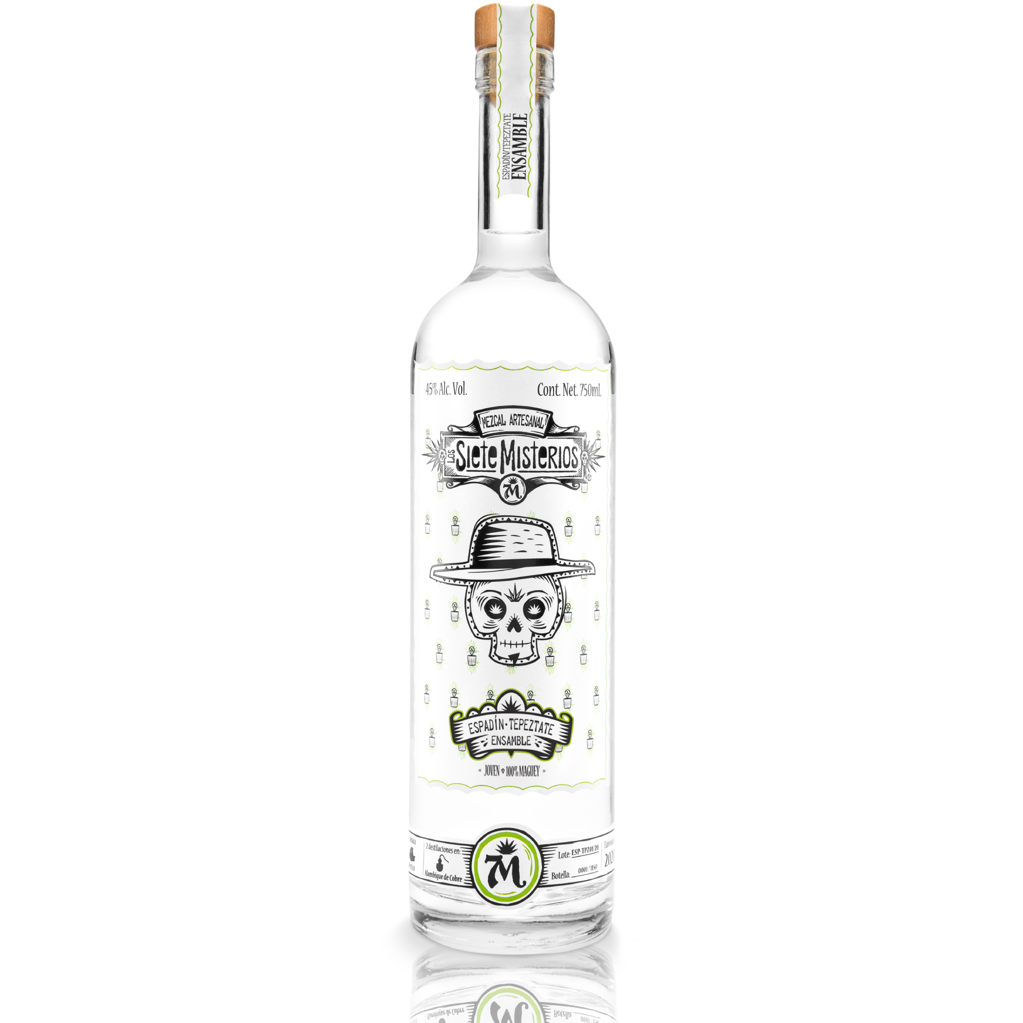 Los Siete Misterios Mezcal Espadin Tepeztate