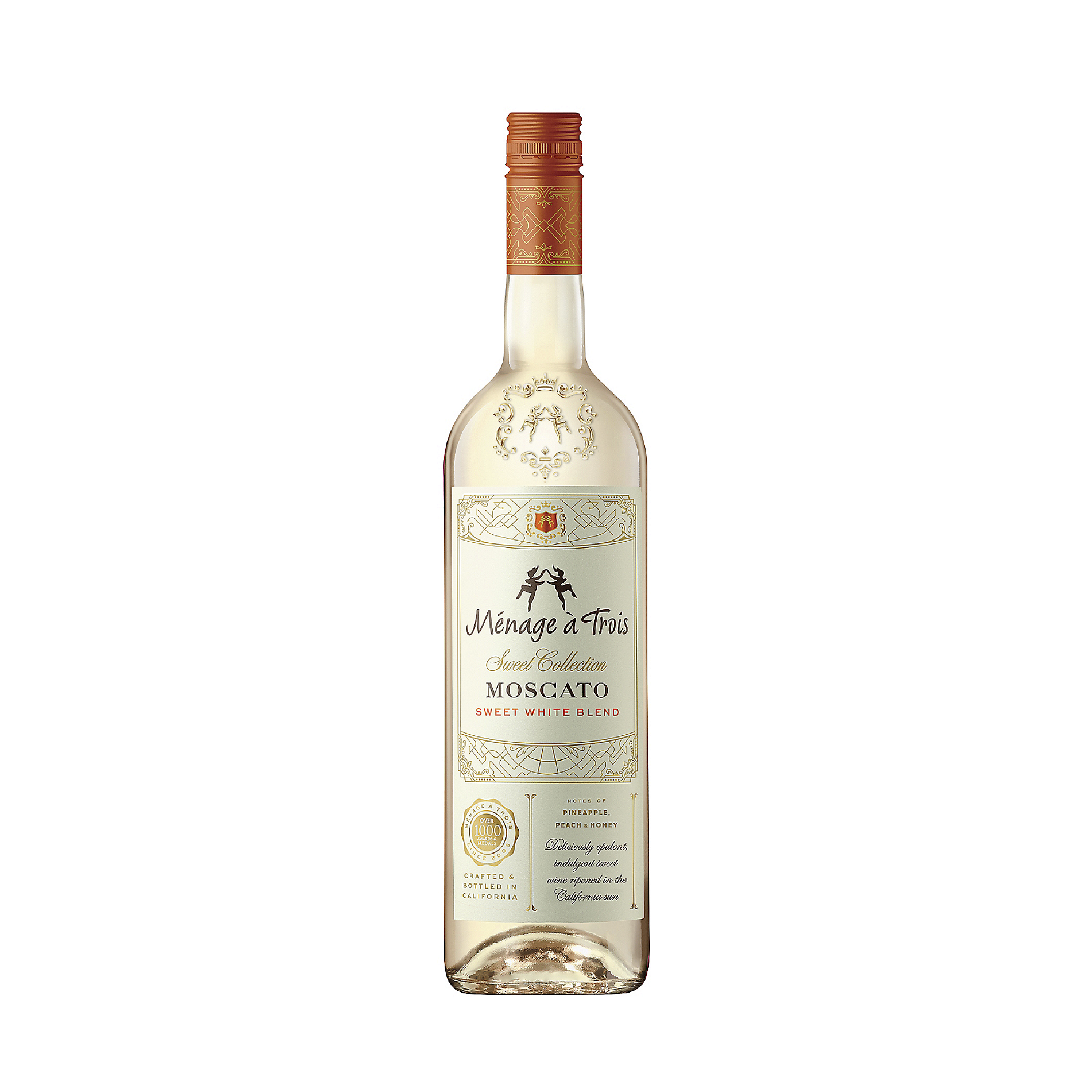 Menage A Trois Moscato Sweet White Blend Sweet Collection California
