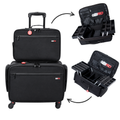 Rover Roller Duo Mobile Workstation with Extending Tray System – OG Black