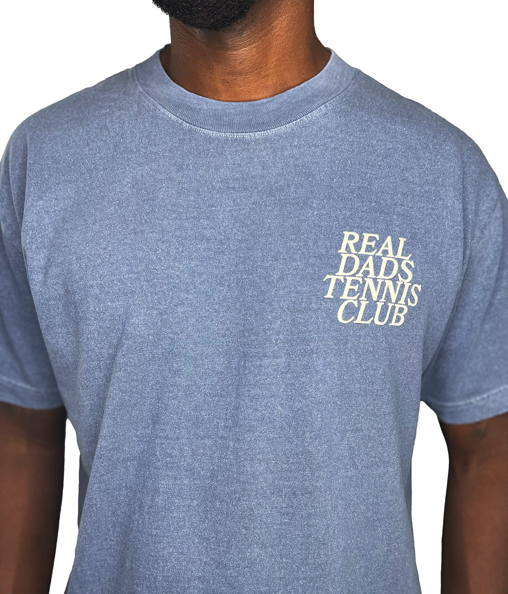 Real Dads Tennis Club Original T-Shirt — Faded Navy (Final Sale)