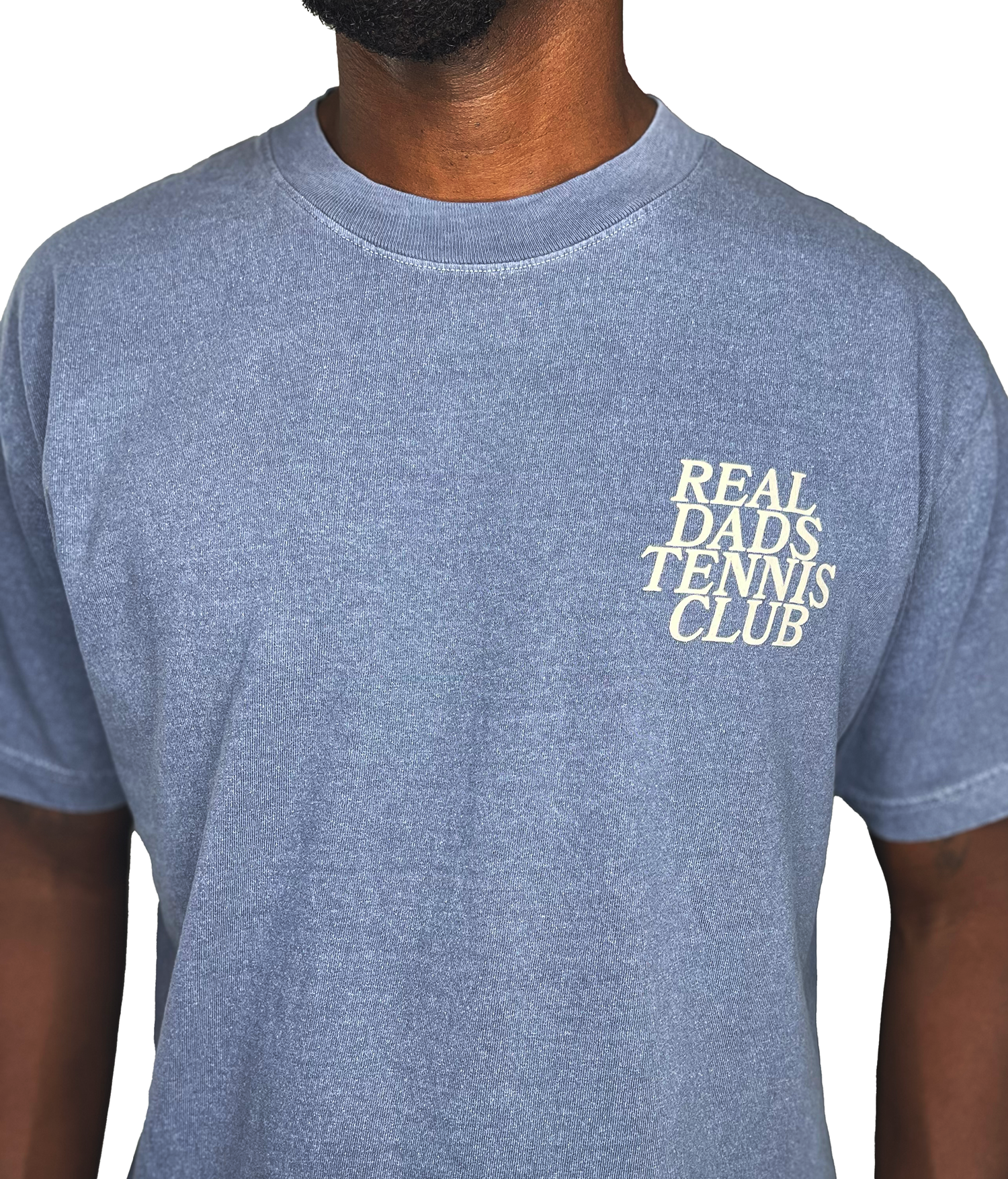Real Dads Tennis Club Original T-Shirt — Faded Navy (Final Sale)