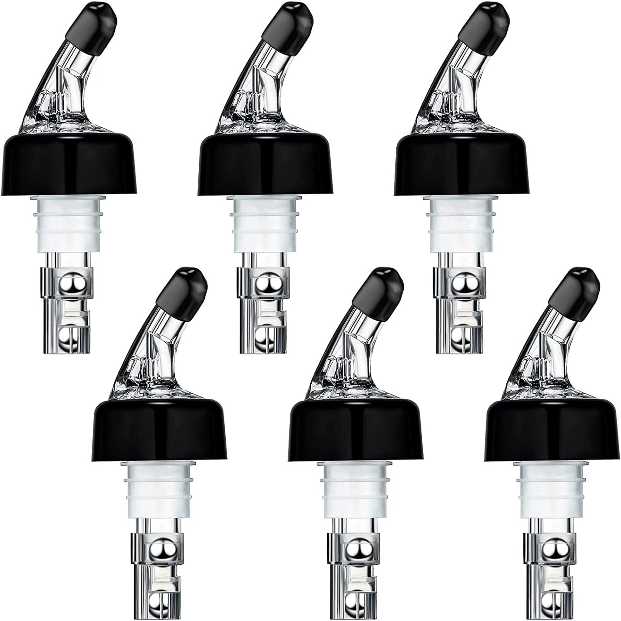 Automatic Measured Bottle Pourer Spout Bottle Pourer 6 Pieces