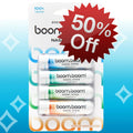 BoomBoom Nasal Stick | Vapor Flow Technology | Cool Refreshing Sensation | Natural Mood Boost | Simple Ingredients | Essential Oils + Menthol Inhaler (Mint, Wintermint, Tropical)