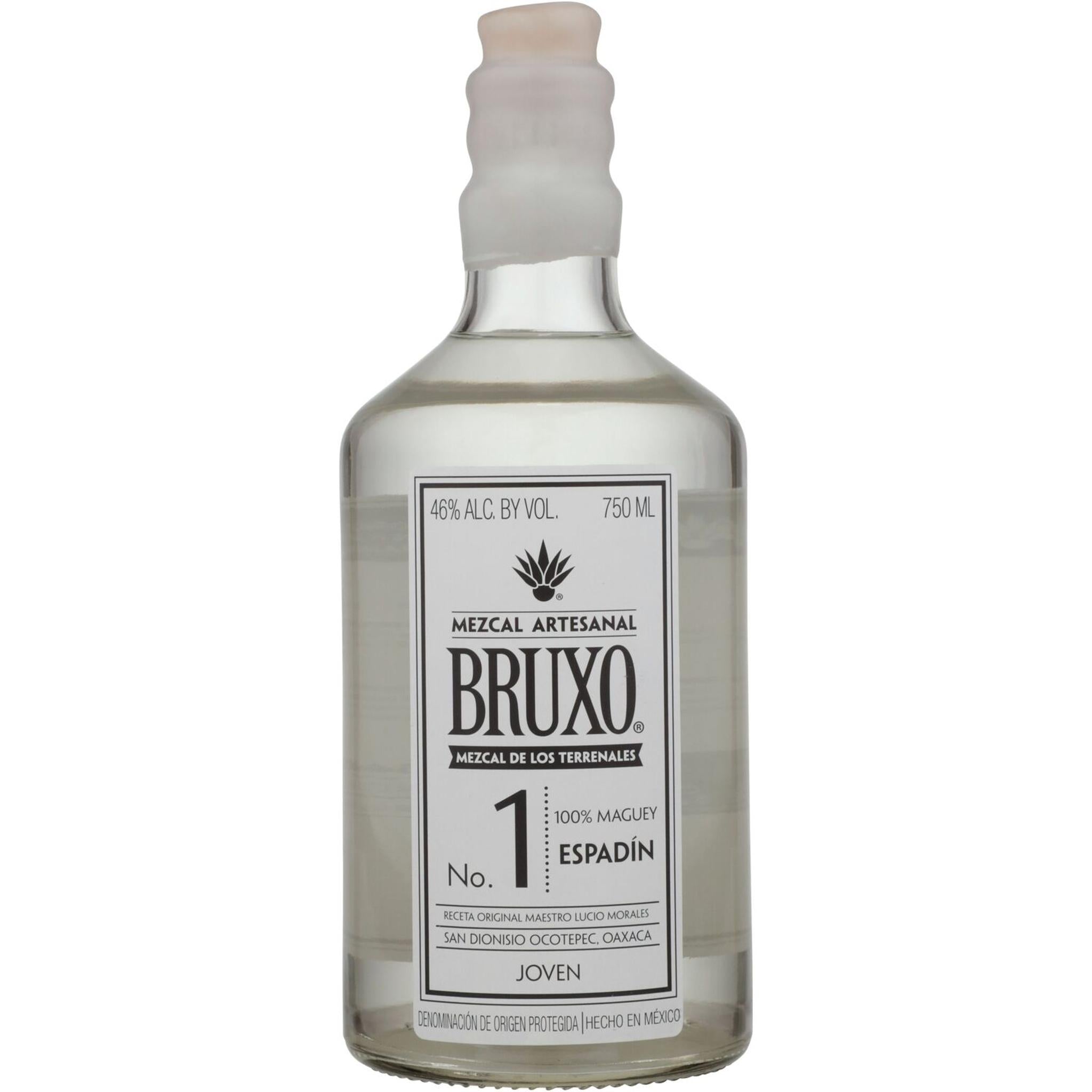 Bruxo Mezcal Artesanal Joven No. 1 Espadin
