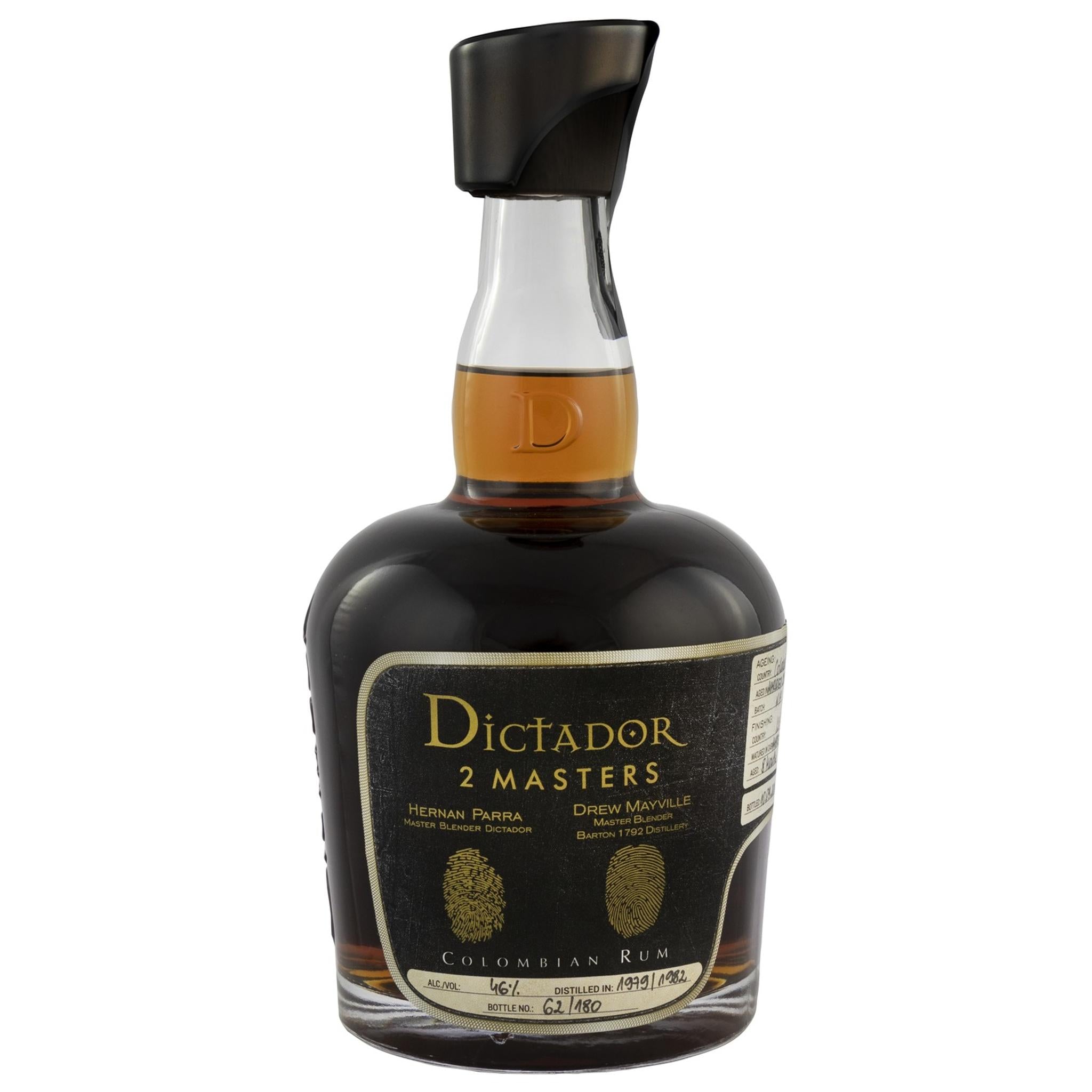 Dictador Aged Rum 2 Masters Barton Blended 36 Year