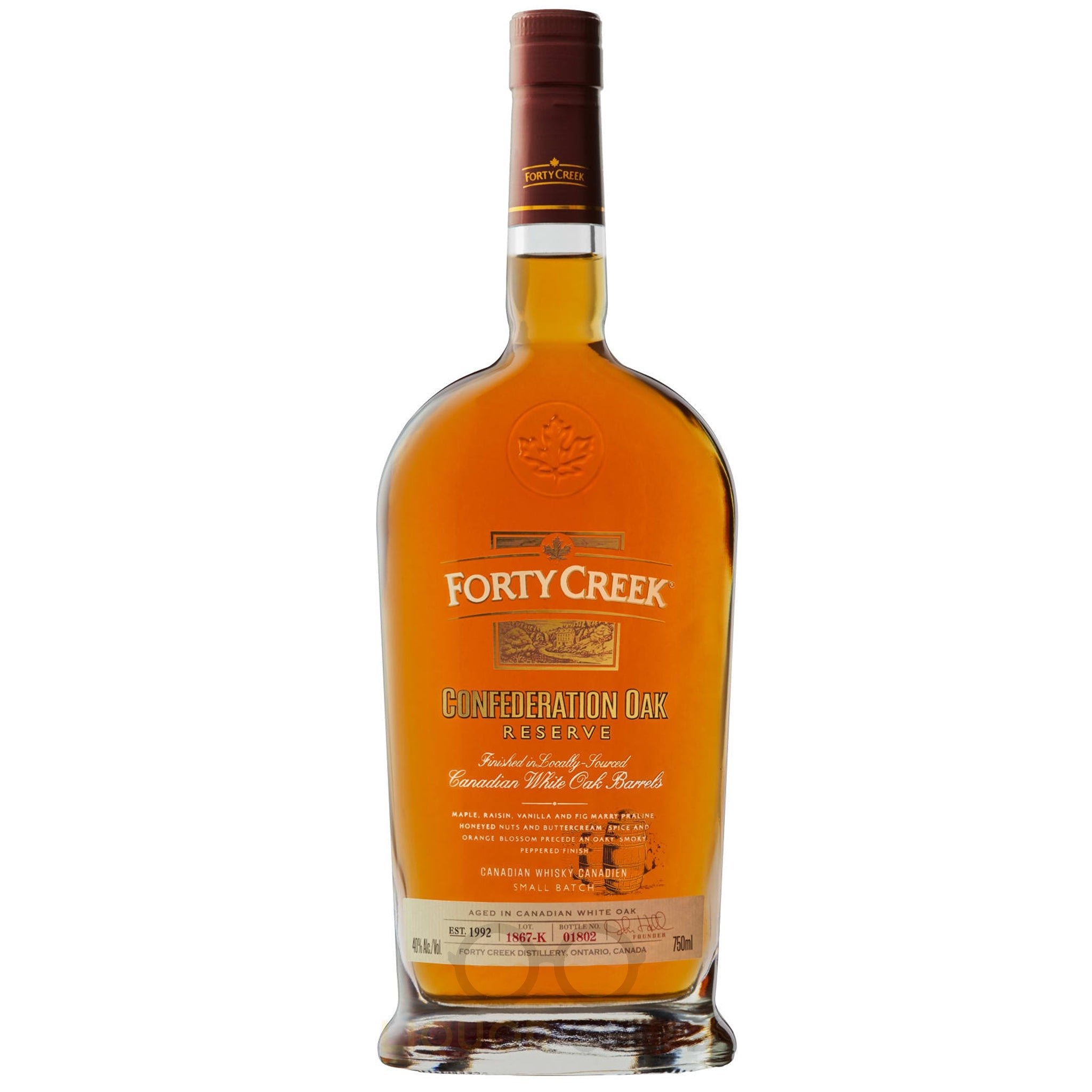 Forty Creek Canadian Whiskey Confederation Oak Reserve