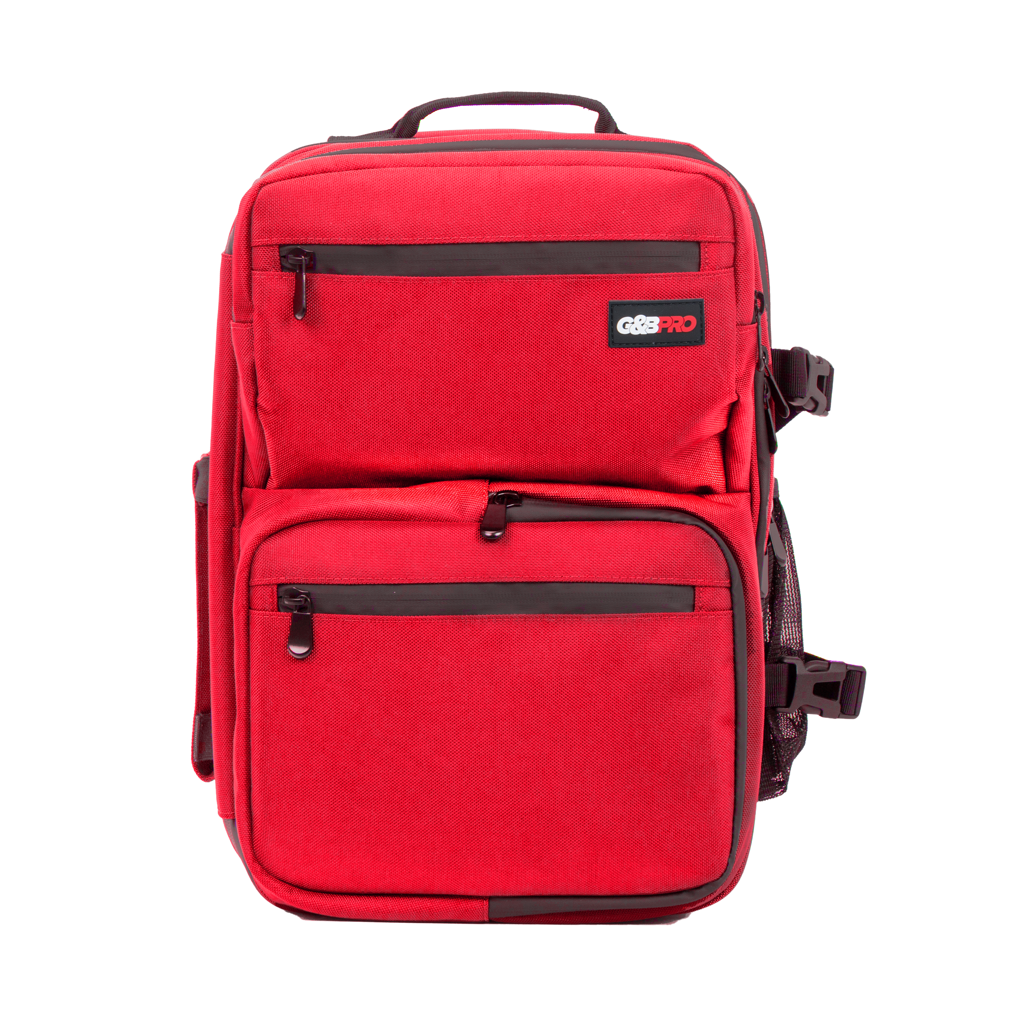 Mid Size Mobile Workstation Backpack with Extending Tray System – Fire Red