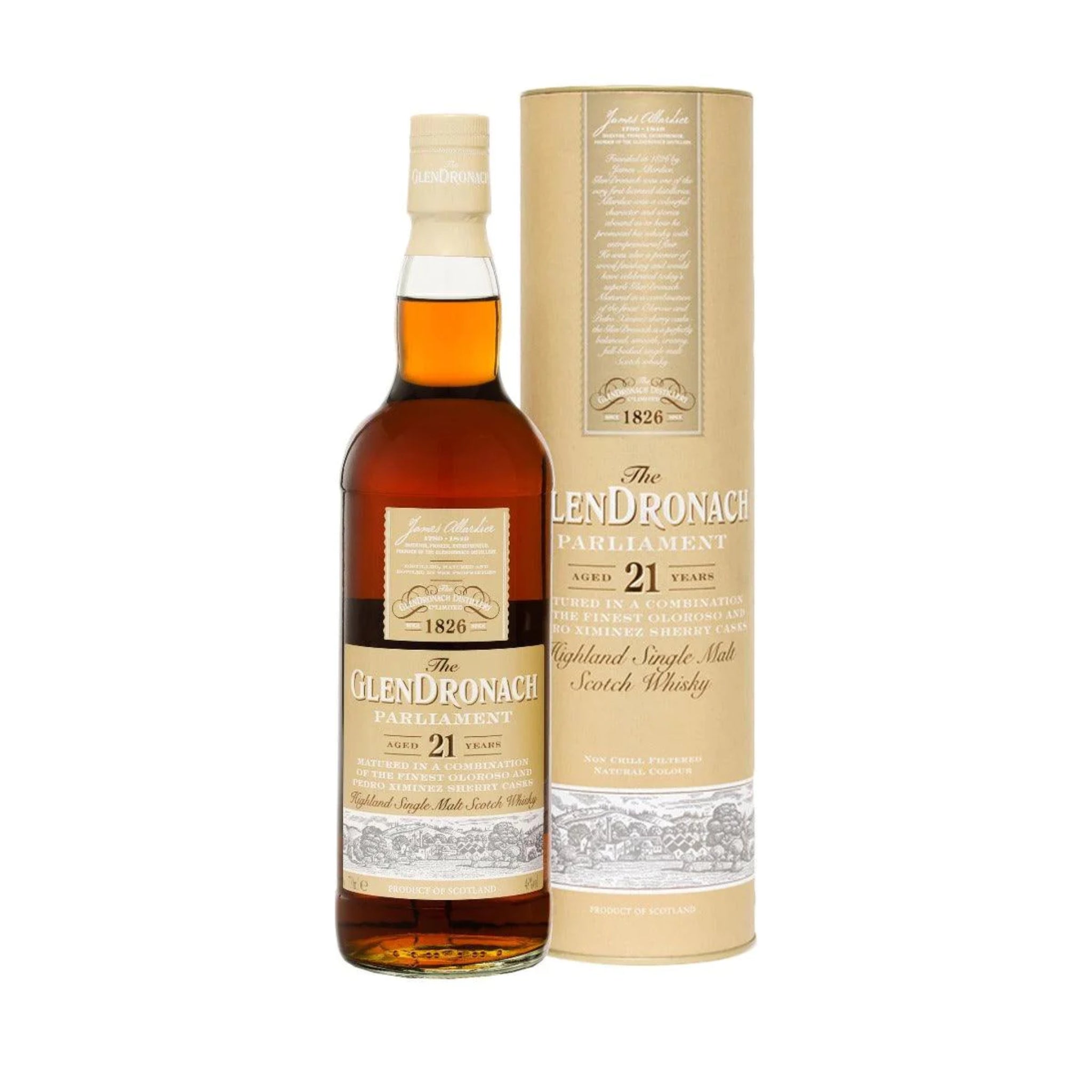 Glendronach 21 Year Old Parliament Whiskey
