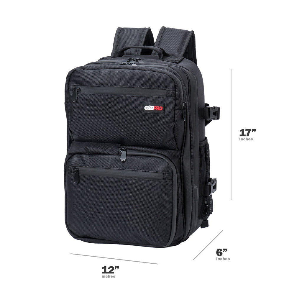 Mid Size Mobile Workstation Backpack with Extending Tray System – OG Black