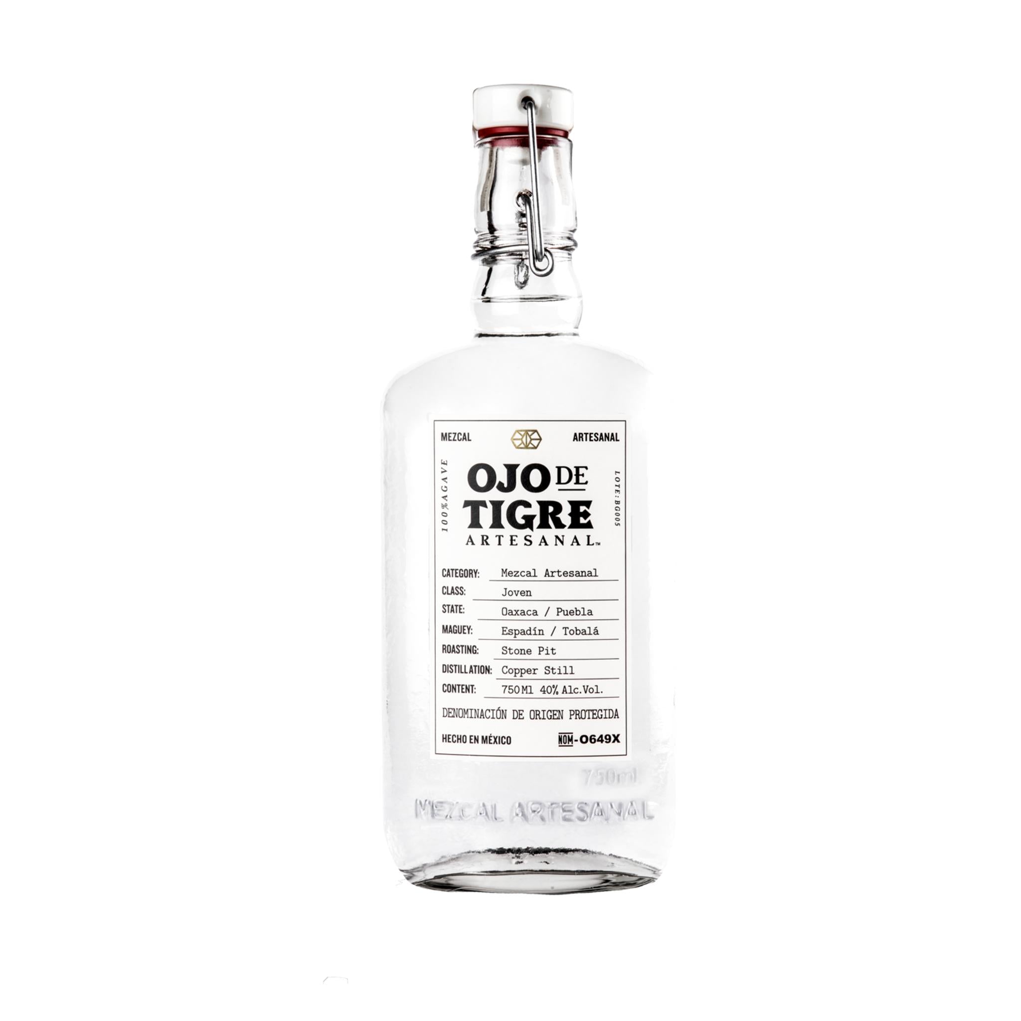 Ojo De Tigre Mezcal Artesanal Joven