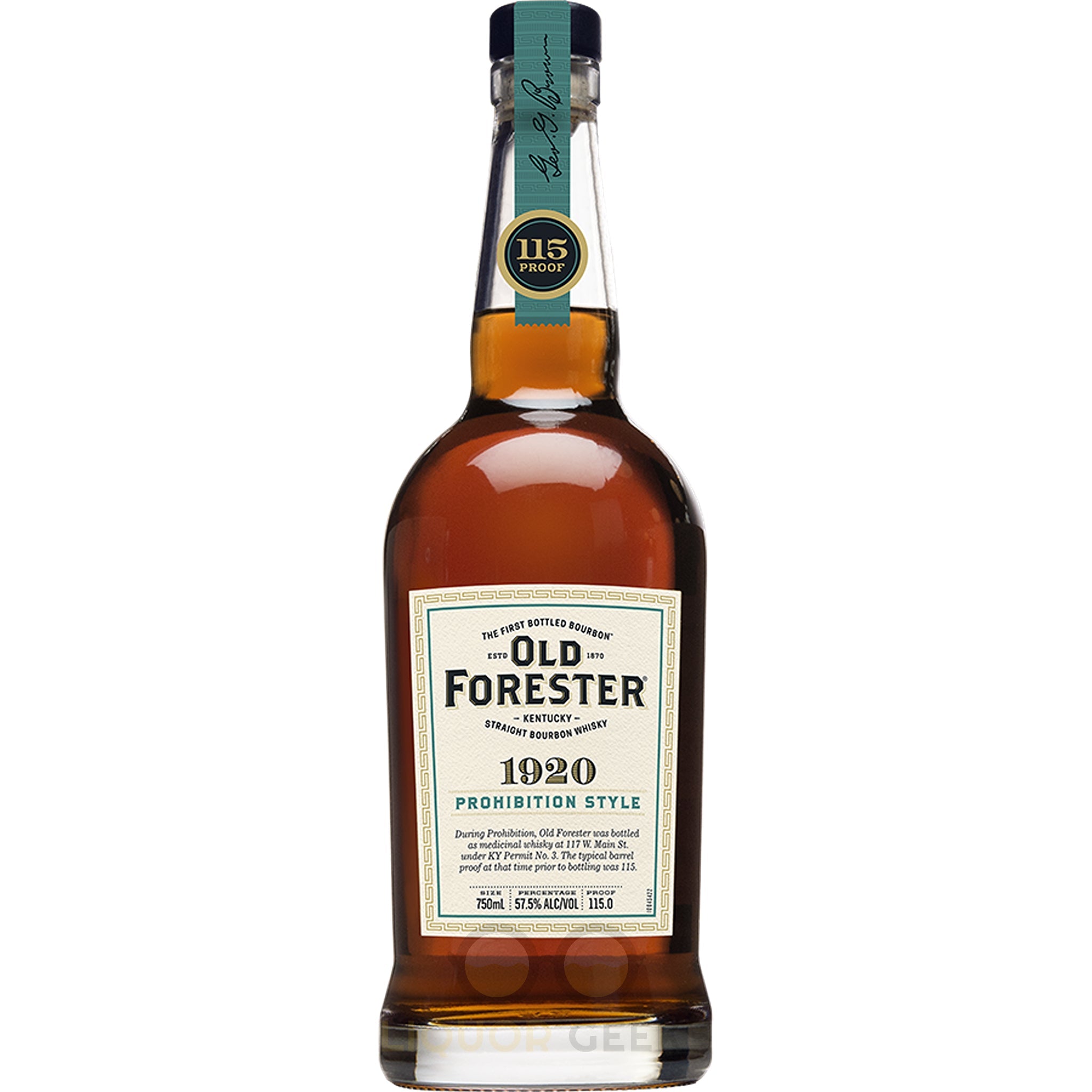 Old Forester 1920 Prohibition Style Kentucky Straight Bourbon Whiskey