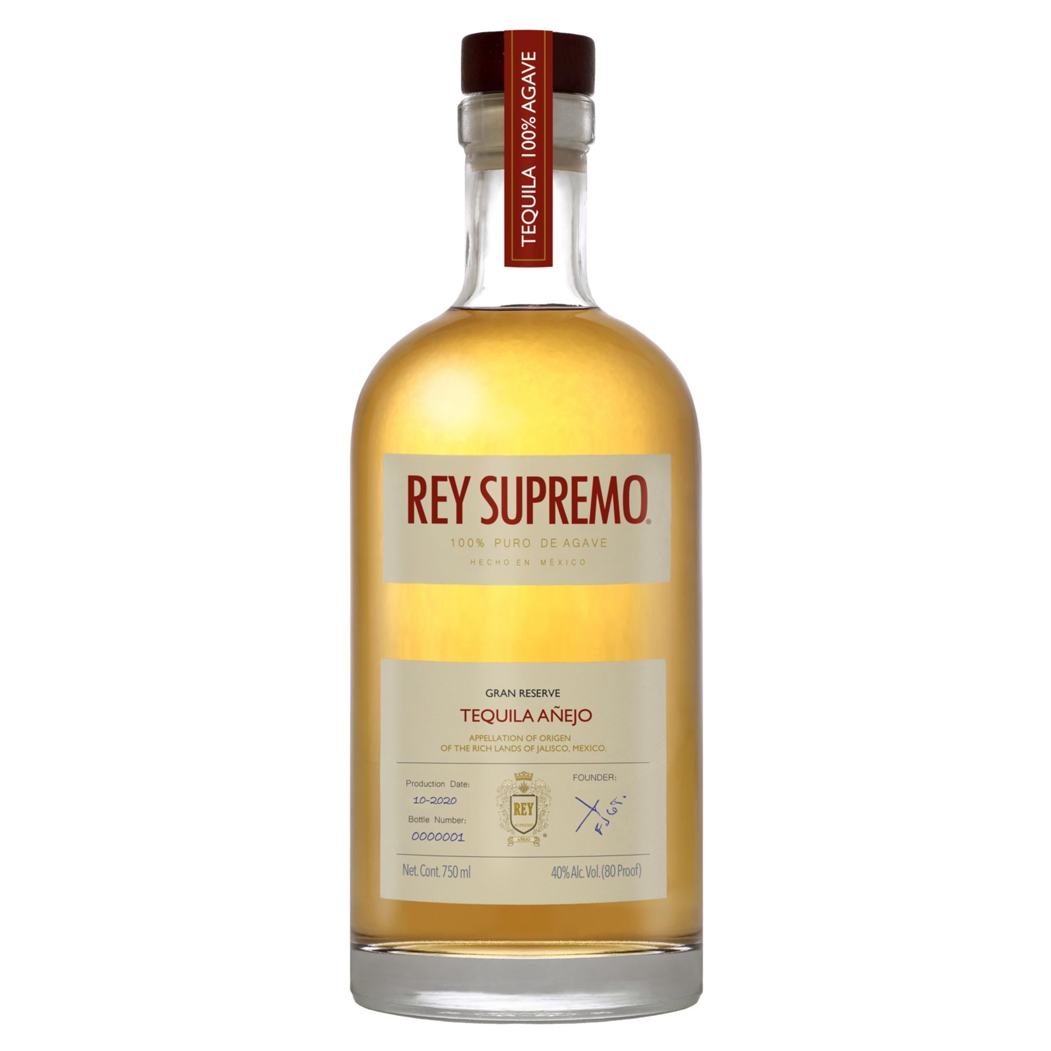 Rey Supremo Tequila Anejo Gran Reserve