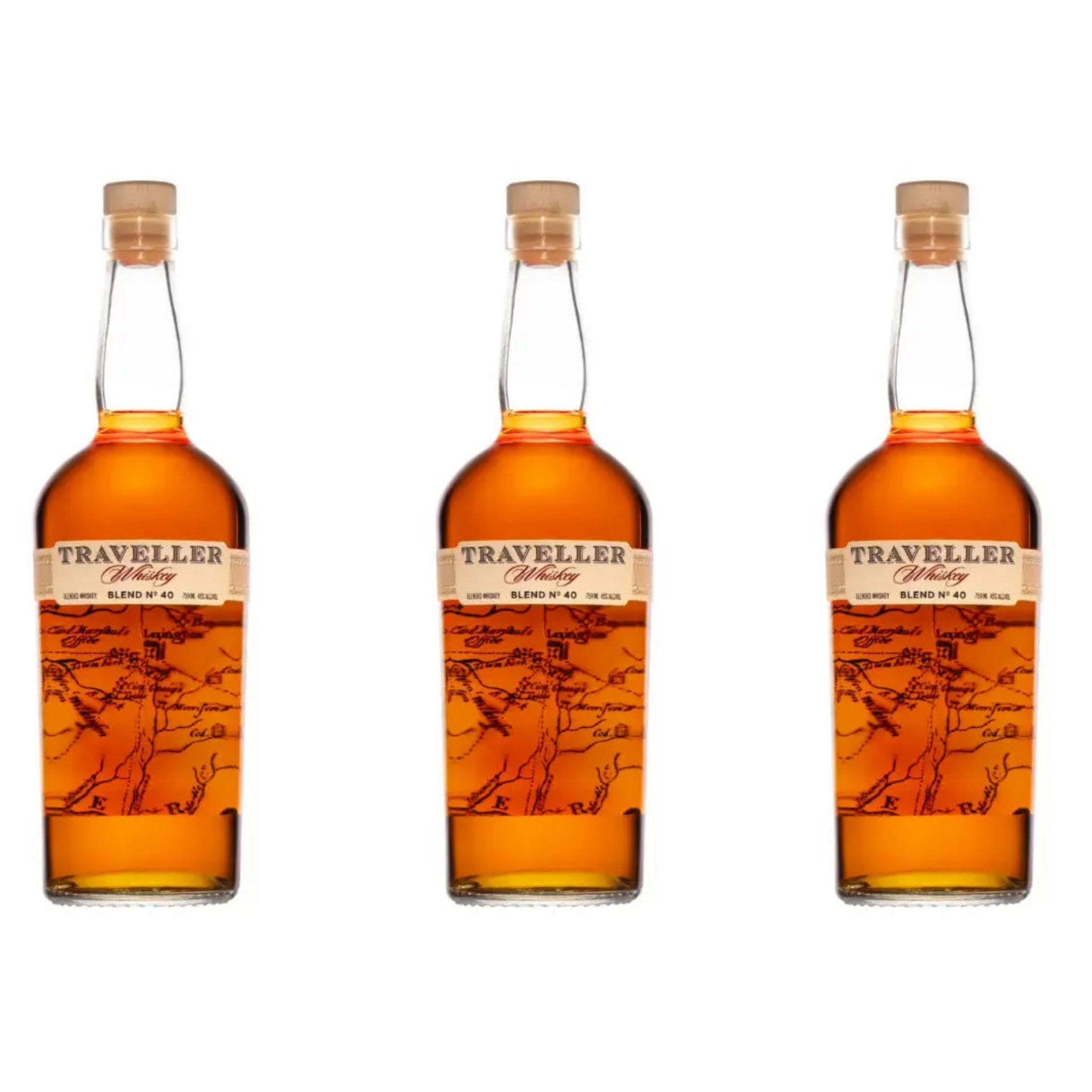 Traveller Blend No. 40 Whiskey by Chris Stapleton & Buffalo Trace 3-Pack